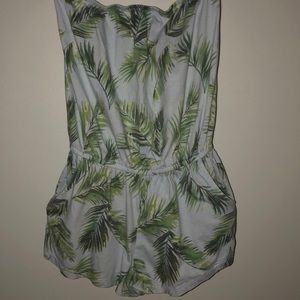 Palm tree romper